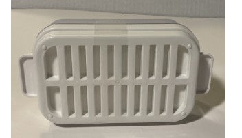 Large Double Wide Acrylic Butter Dish W Lid New - Bellso